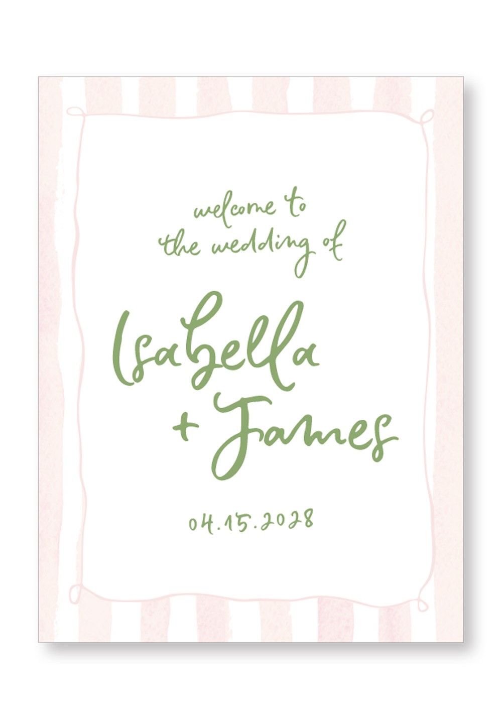 Daisy Ceremony & Reception Large Signage | Paper Daisies Stationery