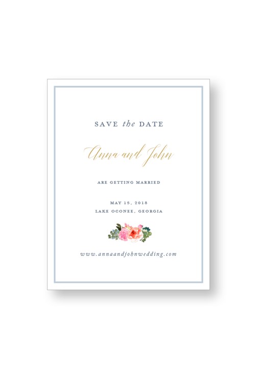 Bouquet Save the Date
