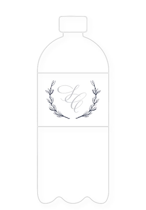 Azalea Water Bottle Label